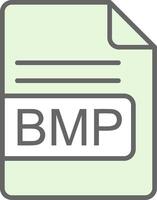 bmp Datei Format Stutfohlen Symbol Design vektor