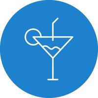 Cocktail multi Farbe Kreis Symbol vektor