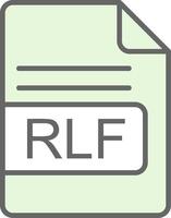 rf Datei Format Stutfohlen Symbol Design vektor