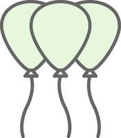 Ballon Stutfohlen Symbol Design vektor