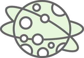 Planet Stutfohlen Symbol Design vektor