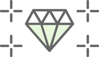 Diamant Stutfohlen Symbol Design vektor