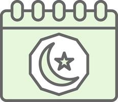 Ramadan Tag Stutfohlen Symbol Design vektor