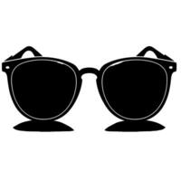 schwarz und Weiß Illustration von modern schwarz Sonnenbrille vektor