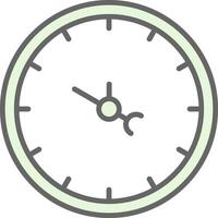 Uhr Stutfohlen Symbol Design vektor