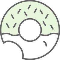 Krapfen Stutfohlen Symbol Design vektor