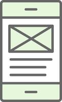 Email Stutfohlen Symbol Design vektor