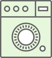 Waschen Maschine Stutfohlen Symbol Design vektor