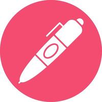 penna mång Färg cirkel ikon vektor