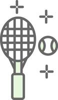 tennis fylla ikon design vektor