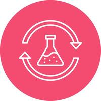 Chemikalien multi Farbe Kreis Symbol vektor