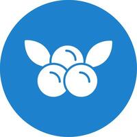 Preiselbeeren multi Farbe Kreis Symbol vektor