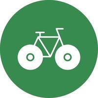 Fahrrad multi Farbe Kreis Symbol vektor