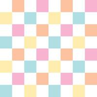 pastell rutig mönster checkerboard bakgrund schackbräde sömlös mönster vektor