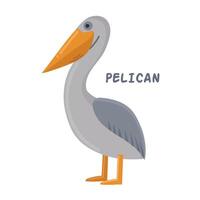 pelikan ikon ClipArt avatar logotyp isolerat illustration vektor