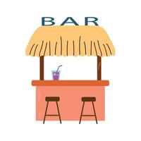 tiki bar ikon ClipArt avatar logotyp isolerat illustration vektor