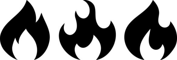 Feuer Symbol Gravur Clip Art vektor