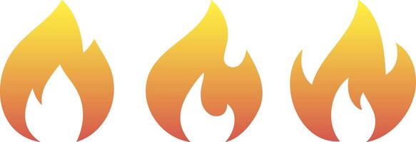 Feuer Symbol Gravur Clip Art vektor