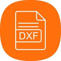dxf Datei Format Linie Kurve Symbol Design vektor