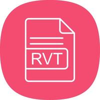 rvt Datei Format Linie Kurve Symbol Design vektor