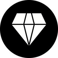 Vektor-Diamant-Symbol vektor