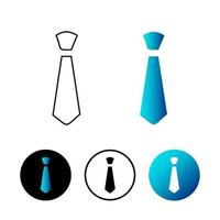 abstrakte Mann Krawatte Symbol Abbildung vektor