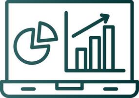 Symbol für den Gradienten der Analyselinie vektor