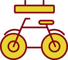 cykel årgång ikon design vektor