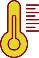 termometer årgång ikon design vektor