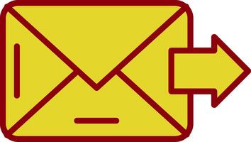 Email Jahrgang Symbol Design vektor