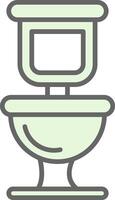 Toilette Stutfohlen Symbol Design vektor