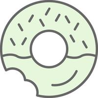 Krapfen Stutfohlen Symbol Design vektor