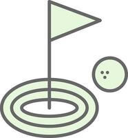 Golf Stutfohlen Symbol Design vektor