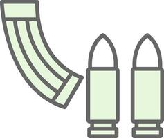 Munition Stutfohlen Symbol Design vektor