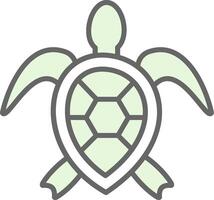 hav sköldpadda fylla ikon design vektor