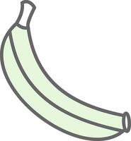 Banane Stutfohlen Symbol Design vektor