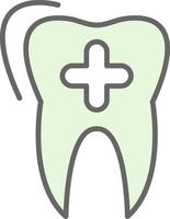 dental vård fylla ikon design vektor