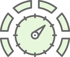 Thermostat Stutfohlen Symbol Design vektor