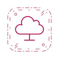 cloud computing vector icon