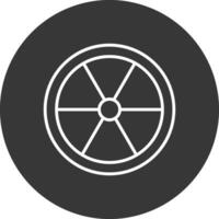 Färg hjul linje omvänd ikon design vektor
