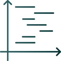 Mücke Diagramm Linie Gradient Symbol vektor