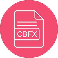 cbfx Datei Format multi Farbe Kreis Symbol vektor