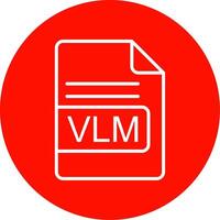 vlm Datei Format multi Farbe Kreis Symbol vektor