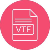 vtf Datei Format multi Farbe Kreis Symbol vektor