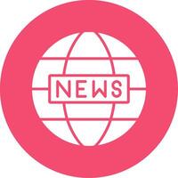 värld Nyheter mång Färg cirkel ikon vektor