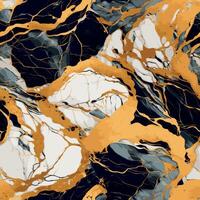 Gold Marmor Textur nahtlos Muster vektor