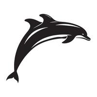 Delfin Silhouette Illustration vektor