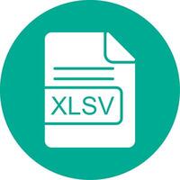 xlsv Datei Format multi Farbe Kreis Symbol vektor