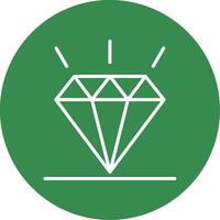 Diamant multi Farbe Kreis Symbol vektor