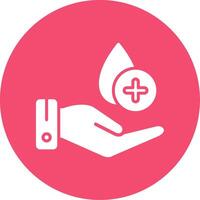 spenden Blut multi Farbe Kreis Symbol vektor